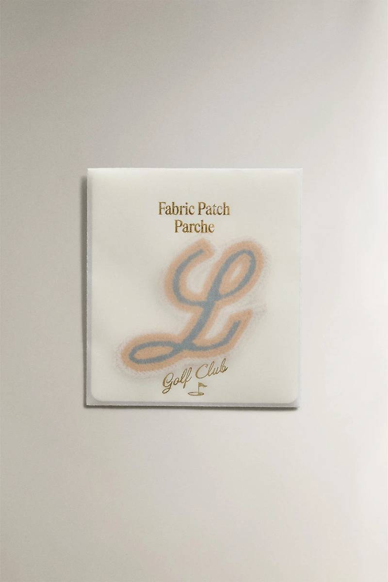 COTTON LETTER L PATCH