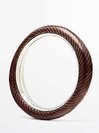 Textured enamelled bracelet