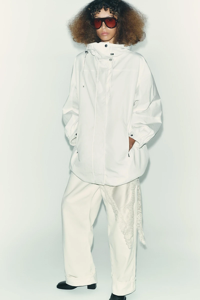 OVERSIZED MULTI-POSITION HOODIE PARKA ZW COLLECTION