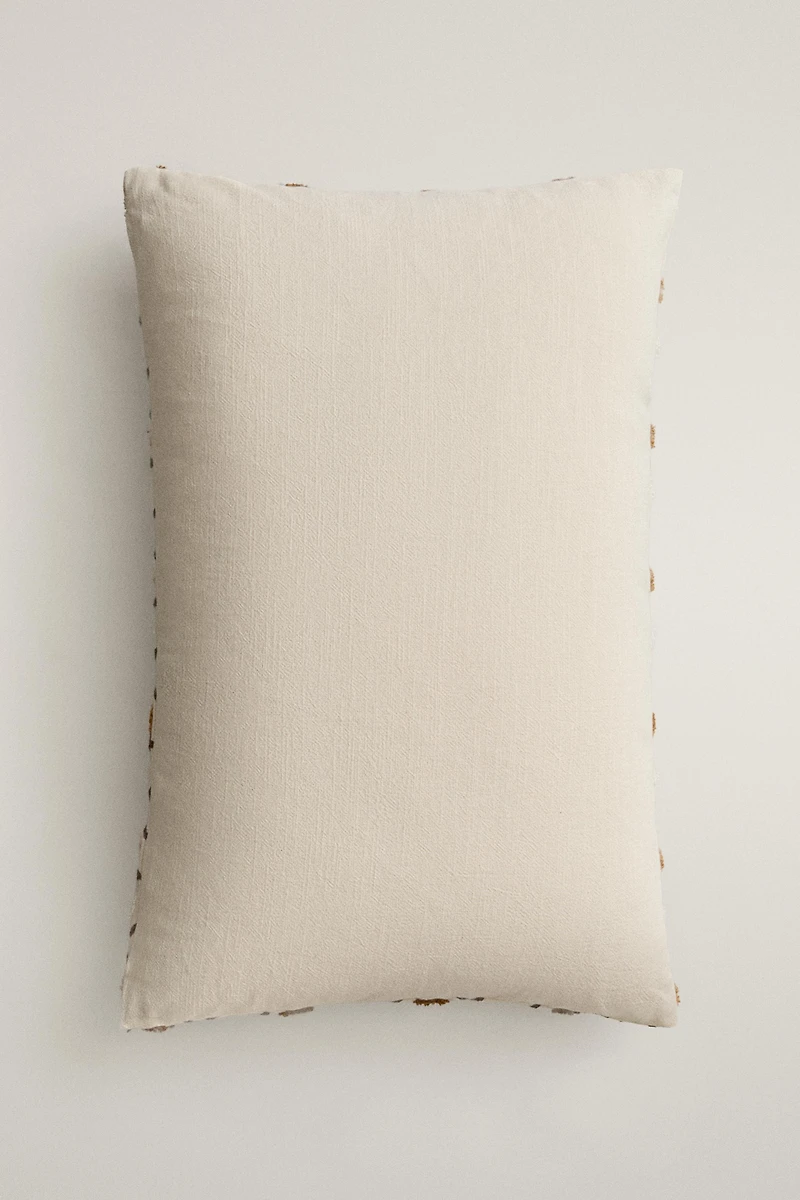 TUFTED THROW PILLOW COVER