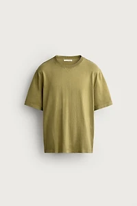 T-SHIRT EN MAILLE REGULAR FIT