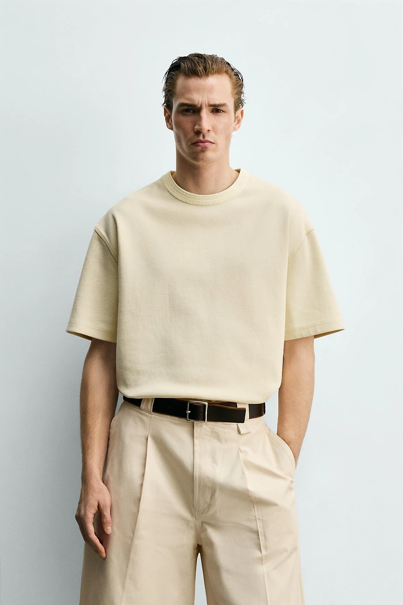 SWEAT RELAXED FIT MANCHES COURTES