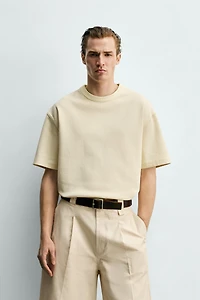 SWEAT RELAXED FIT MANCHES COURTES