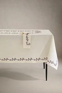 CHRISTMAS BERRIES COTTON TABLECLOTH