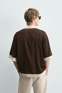 CHEMISE VISCOSE - LIN COLOR BLOCK