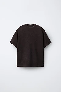 RUSTIC KNIT T-SHIRT