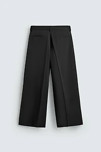 PLEATED WIDE FIT PANTS