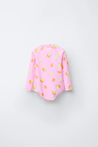 2-6 ANS/ MAILLOT DE BAIN À IMPRIMÉ CITRONS