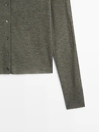 Wool knit cardigan - Studio