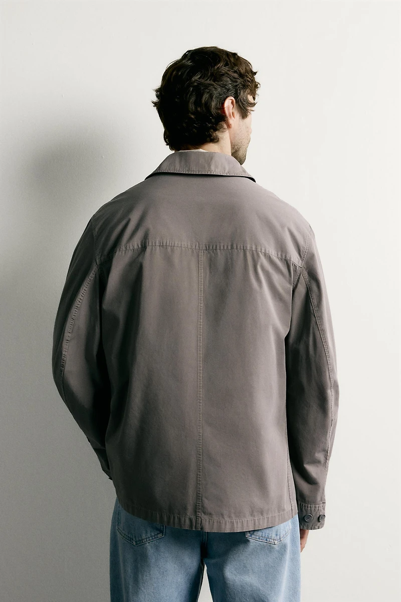 LIGHTWEIGHT POCKET OVERSHIRT
