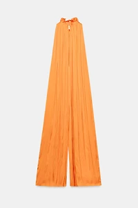 ZW COLLECTION SATIN EFFECT JUMPSUIT