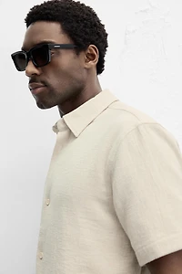 CHEMISE REGULAR FIT STRUCTURÉE