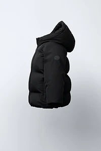 WATER REPELLENT HOODED PUFFER JACKET