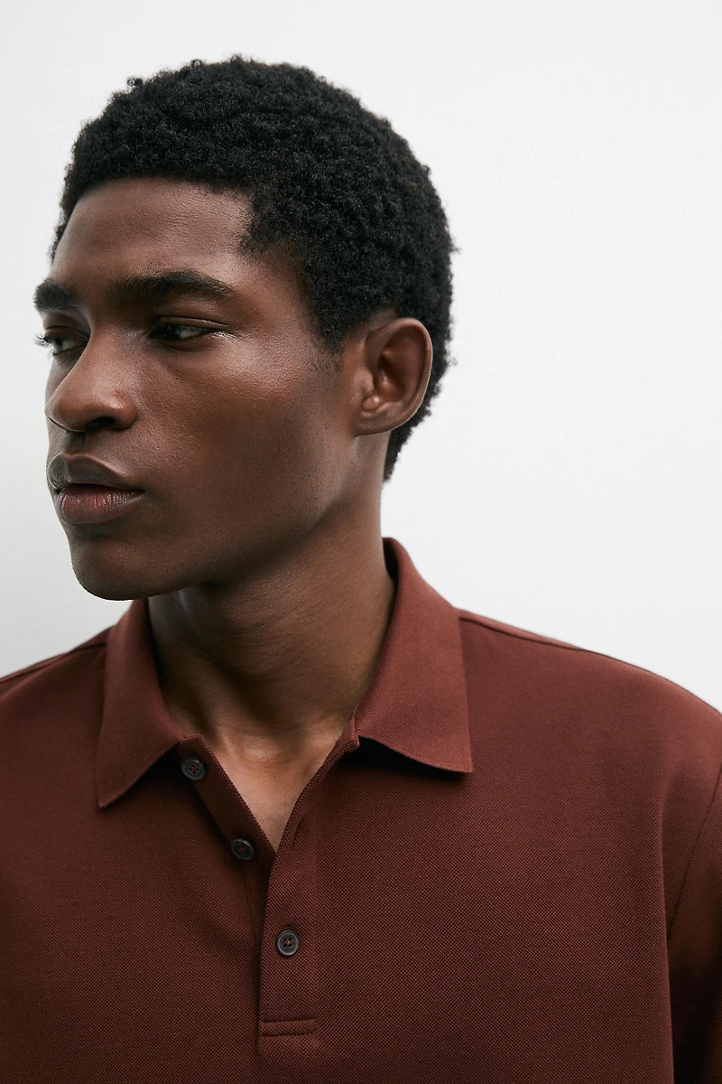 100% cotton short sleeve polo shirt