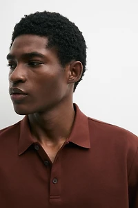 100% cotton short sleeve polo shirt