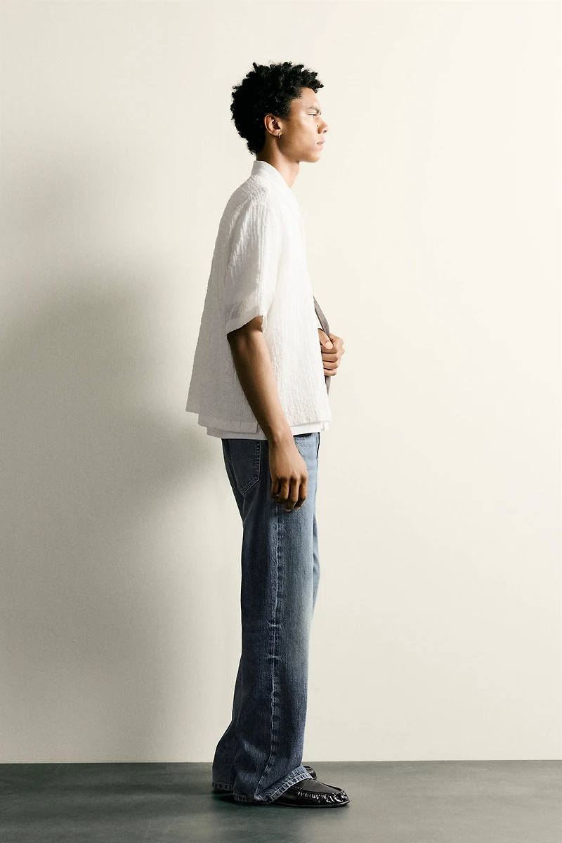 TEXTURED RELAXED FIT SHIRT