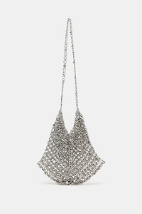 BEADED MINI BUCKET BAG