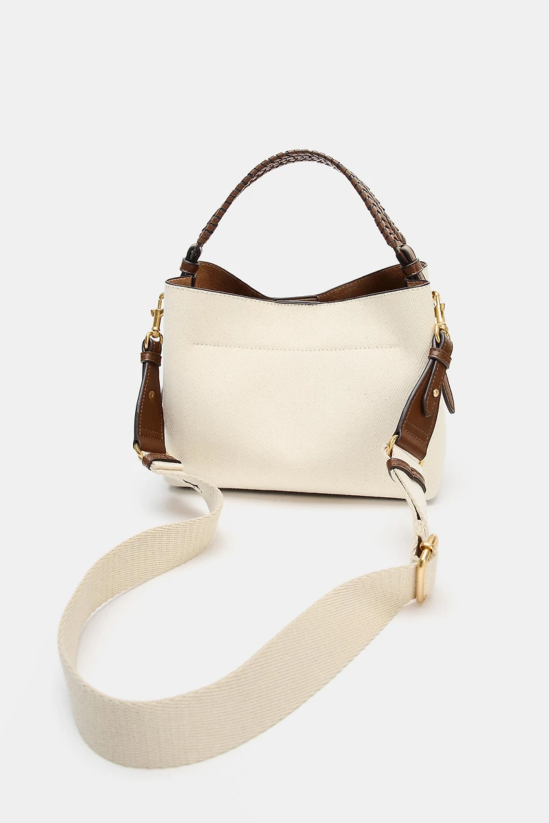 WOVEN STRAP CANVAS BAG