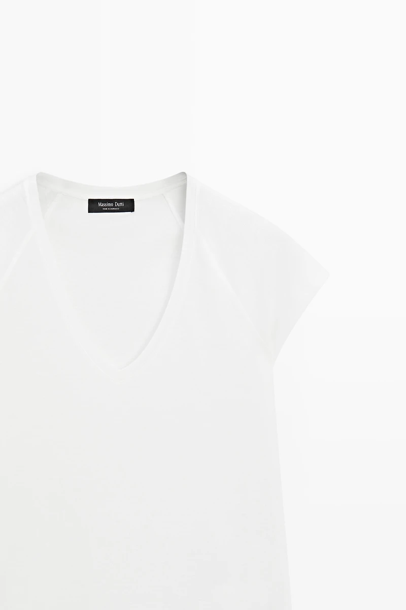 100% mercerised cotton T-shirt