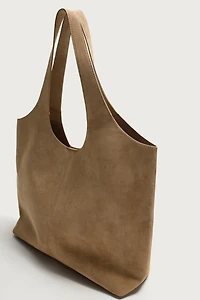 LEATHER SHOPPER BAG