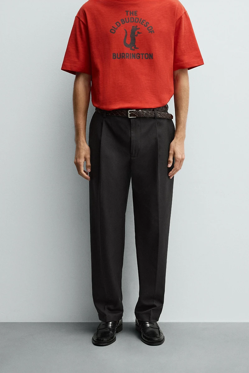 PANTALON PLIS STRUCTURÉ