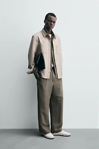 COMFORT TEXTURED OVERSHIRT