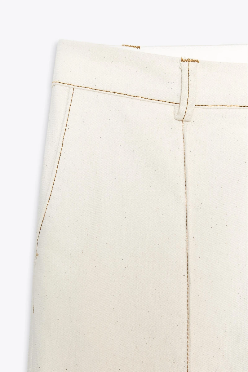 STITCHED BOOTCUT PANTS