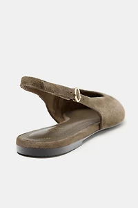CHAUSSURES EN CROÛTE DE CUIR POINTUES