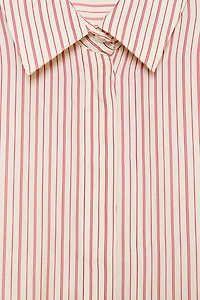 ZW COLLECTION SILK STRIPED SHIRT