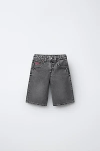 BERMUDA LONGUE EN DENIM