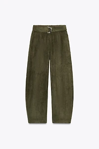 PANTALON BALLON EFFET DAIM