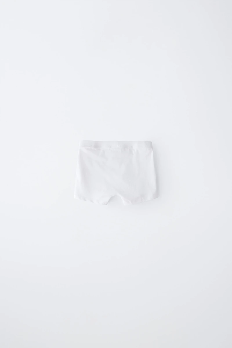 2-6 ANS/ LOT DE TROIS BOXERS UNIS DÉCOR ÉTIQUETTE