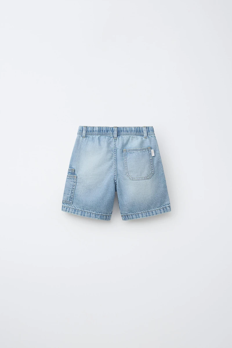 SHORT EN JEAN FLUIDE