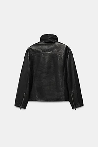 BLOUSON OVERSIZE 100% CUIR