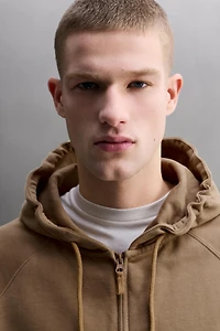 SWEAT ZIPPÉ À CAPUCHE D'ENTRAÎNEMENT