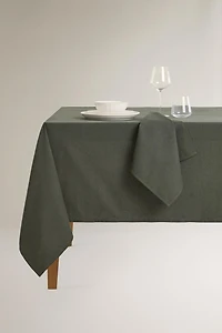 WASHED COTTON TABLECLOTH