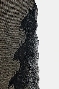 LACE DRESS WITH WOOL ZW COLLECTION LIMITED EDITION