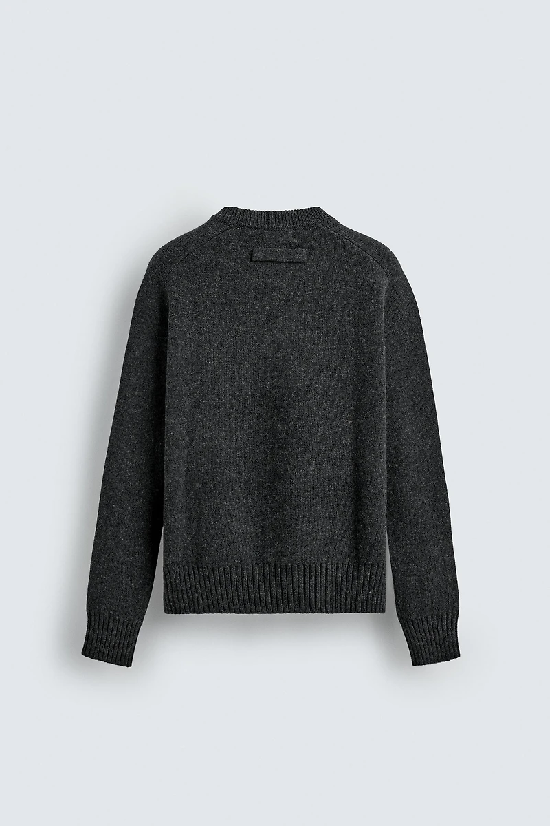 DOUBLE-FACED WOOL JUMPER