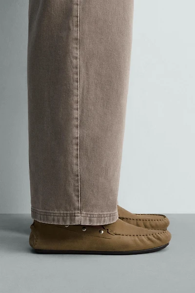 MOCASSINS EN CUIR