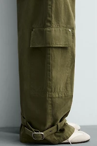 CARGO PANTS WITH SIDE LOOPS