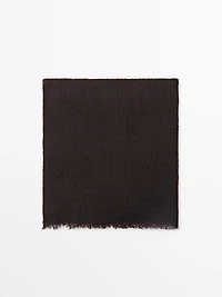 Lightweight wool blend scarf