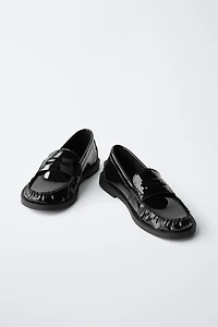 PATENT LEATHER LOAFERS