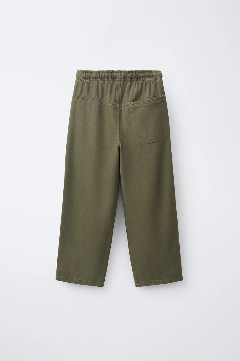 TWILL JOGGER PANTS