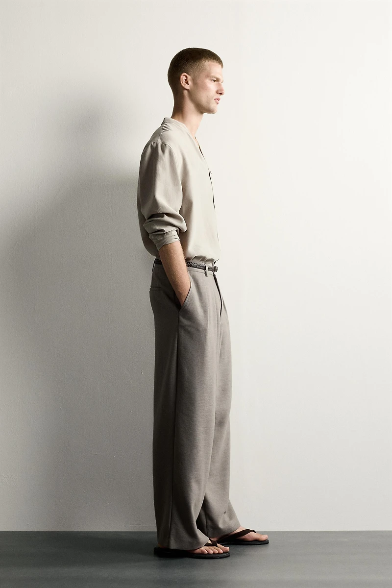 RELAXED FIT JACQUARD SHIRT