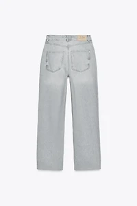 Z.09 STRAIGHT ANKLE HIGH WAIST CROSSOVER JEANS