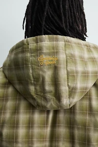 CHECKERED HOODIE JACKET