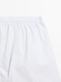 100% cotton striped boxers