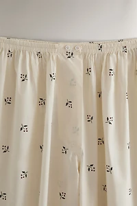 CHRISTMAS LEAF PANTS