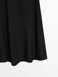 Long flared skirt