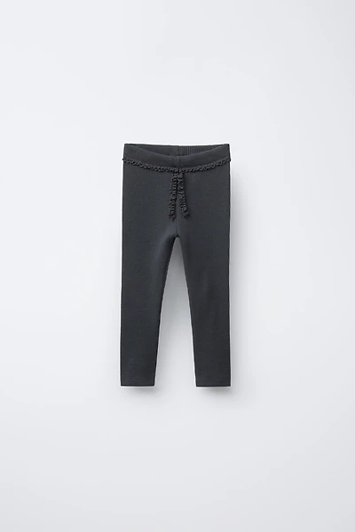 LEGGING WAFFLE DENTELLE